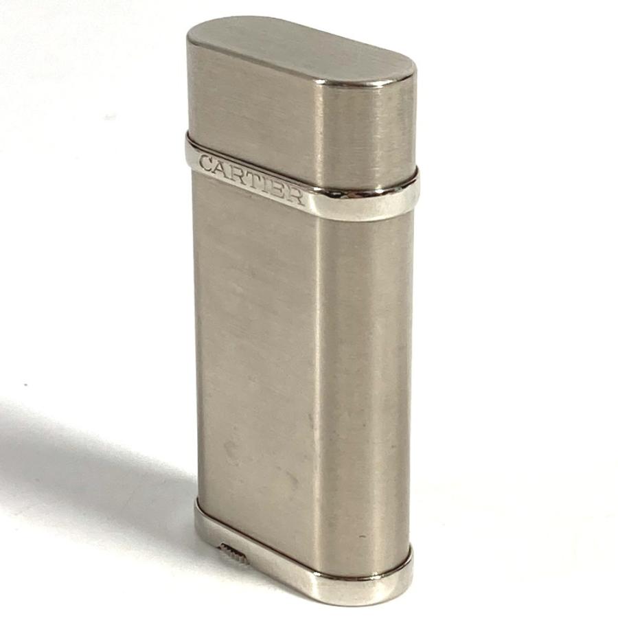 CARTIER カルティエ ロゴ 喫煙具 ライター シルバー ユニセックス【中古】 | Cartier | 01