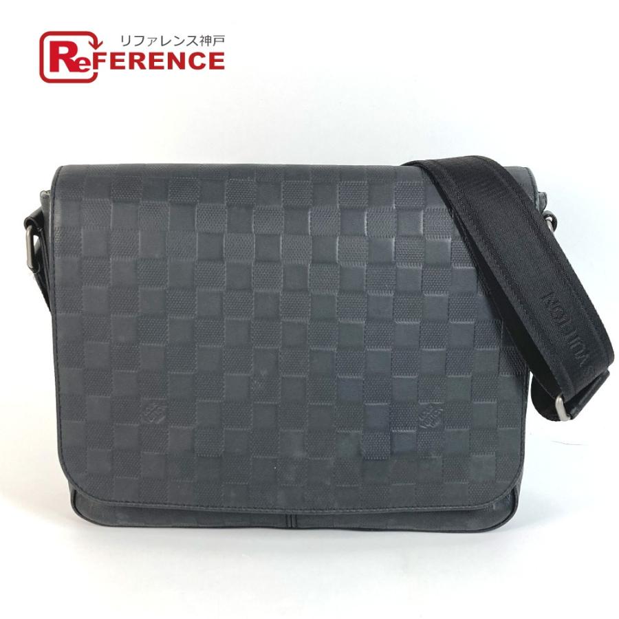 LOUIS VUITTON ルイヴィトン N41286 ディストリクト PM  メッセンジャーバッグ  ダミエアンフィニ ショルダーバッグ オニキス 【中古】 | LOUIS VUITTON