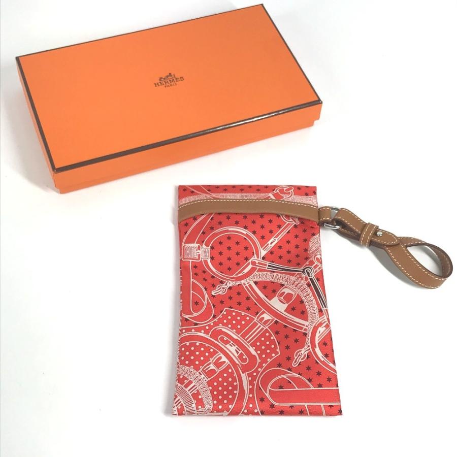 未使用 HERMES エルメス ケース 《アヴェックソワ》 ポケット GM ポーチ 眼鏡 アイウェア サングラス メガネポーチ  ポーチ 【中古】 | HERMES | 07