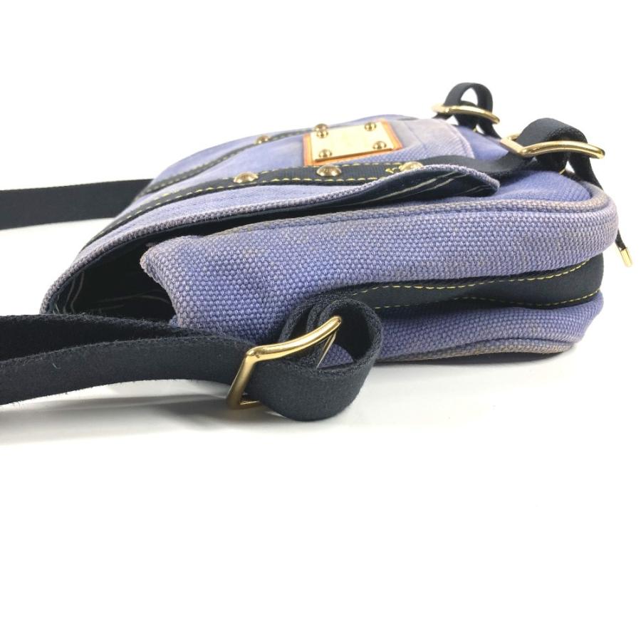 LOUIS VUITTON ルイヴィトン M40081 ブザスPM ブザス PM 肩掛け トートバッグ カバン アンティグア ショルダーバッグ ブルー 【中古】 | LOUIS VUITTON | 03