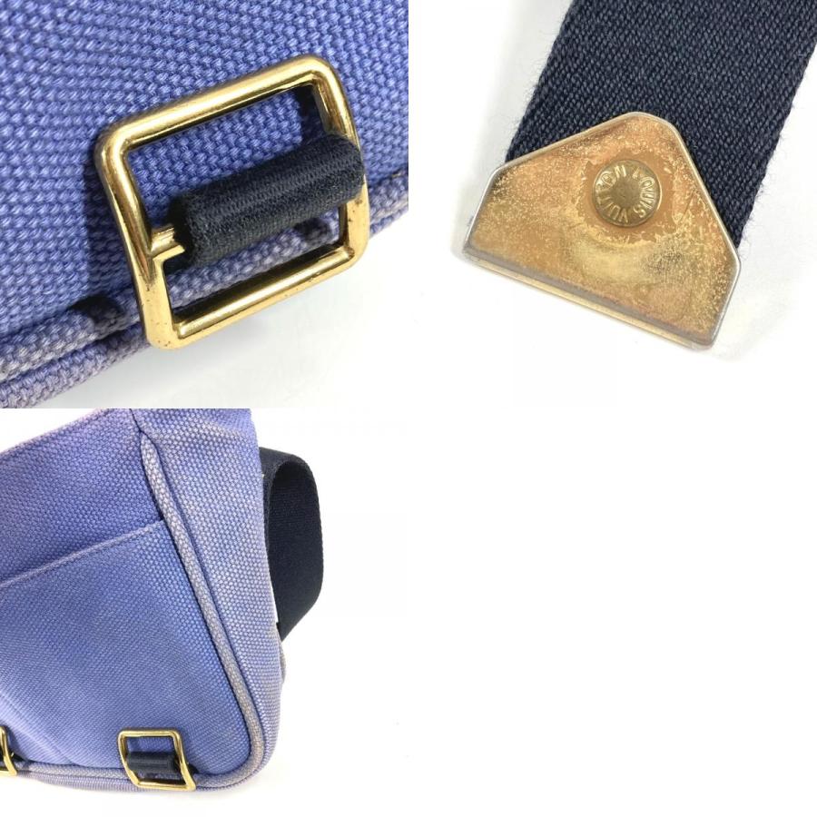 LOUIS VUITTON ルイヴィトン M40081 ブザスPM ブザス PM 肩掛け トートバッグ カバン アンティグア ショルダーバッグ ブルー 【中古】 | LOUIS VUITTON | 09