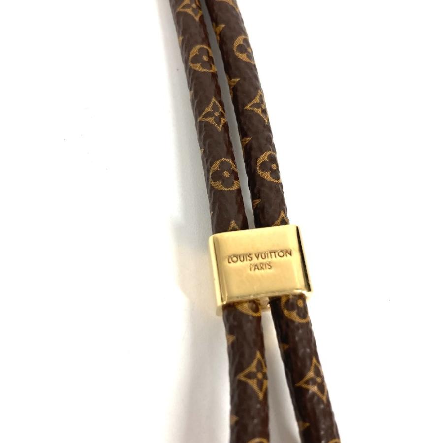 LOUIS VUITTON ルイヴィトン M68382 フォンホルダー ルイーズ ストラップのみ モノグラム LVロゴ ストラップ ブラウン【中古】 | LOUIS VUITTON | 02
