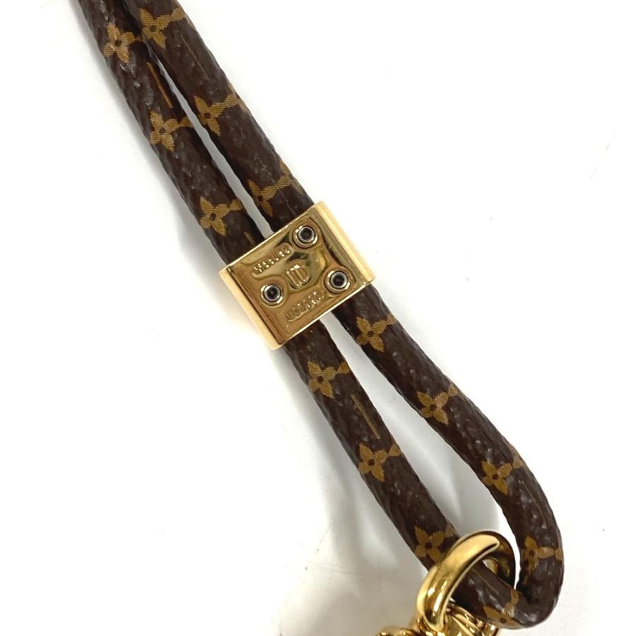 LOUIS VUITTON ルイヴィトン M68382 フォンホルダー ルイーズ ストラップのみ モノグラム LVロゴ ストラップ ブラウン【中古】 | LOUIS VUITTON | 05