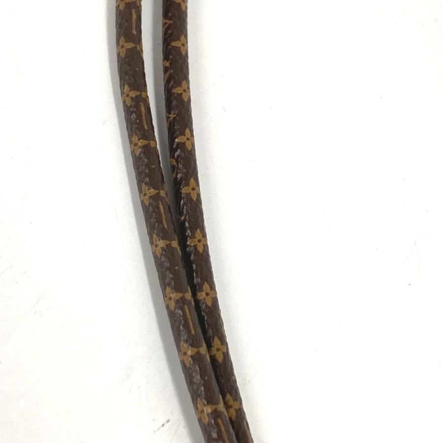 LOUIS VUITTON ルイヴィトン M68382 フォンホルダー ルイーズ ストラップのみ モノグラム LVロゴ ストラップ ブラウン【中古】 | LOUIS VUITTON | 06