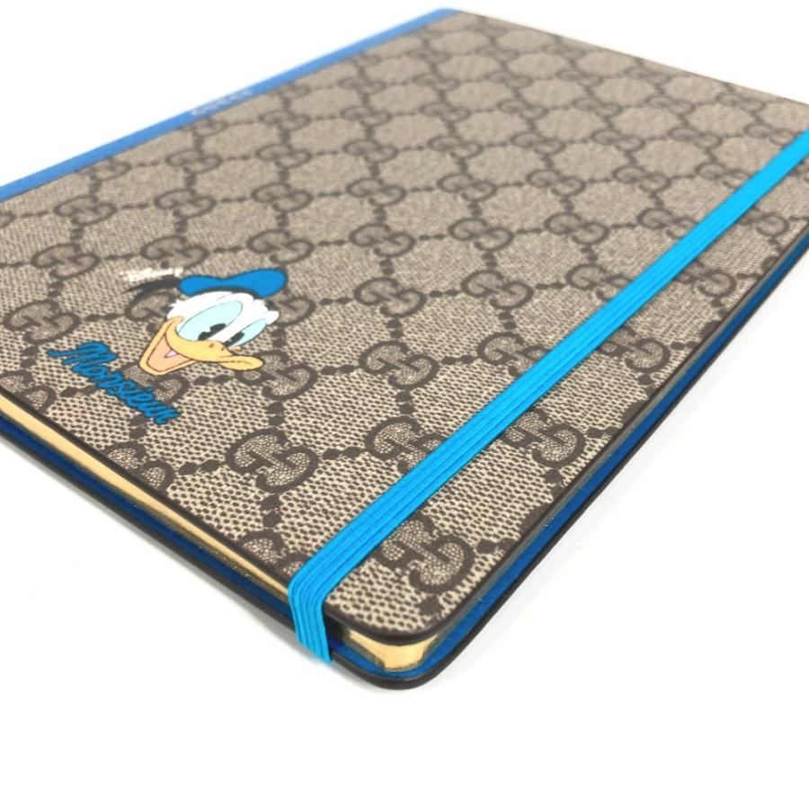 未使用 GUCCI グッチ ドナルドダック ノート メモ帳 GGスプリーム ステーショナリー ディズニー DISNEY コラボ ノートブック 【中古】 | GUCCI | 02