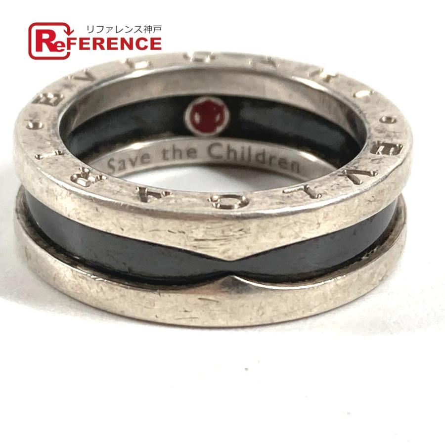 BVLGARI ブルガリ セーブザチルドレン SAVE THE CHILDREN リング 指輪 アクセサリー リング・指輪 ブラック ユニセックス【中古】 | BVLGARI