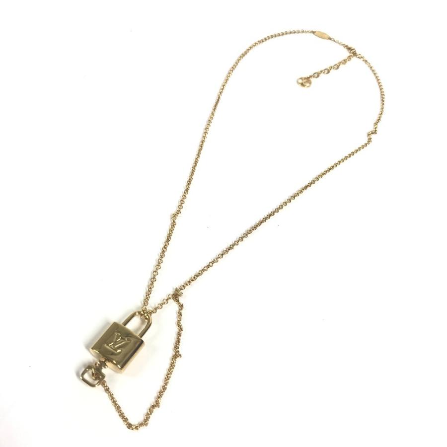 美品 LOUIS VUITTON ルイヴィトン M00567  コリエ LVロッキー チェーンネックレス アクセサリー ネックレス ゴールド レディース【中古】 | LOUIS VUITTON | 01