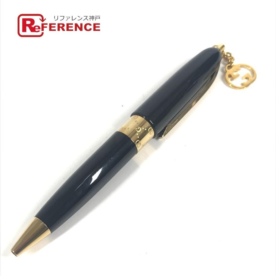 GUCCI グッチ GG ロゴ ステーショナリー ペン ボールペン ブラック ユニセックス【中古】 | GUCCI