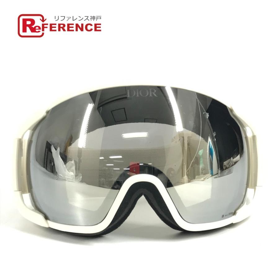 Dior ディオール スキーゴーグル  めがね メガネ アイウェア 眼鏡 DIOR AND POC ピーター・ドイグ サングラス ホワイト 【中古】 | 