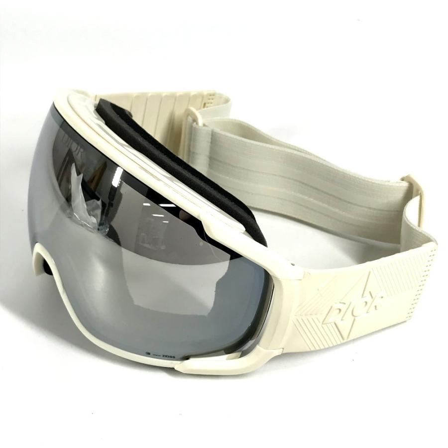 Dior ディオール スキーゴーグル  めがね メガネ アイウェア 眼鏡 DIOR AND POC ピーター・ドイグ サングラス ホワイト 【中古】 |  | 01