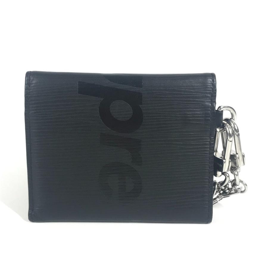 LOUIS VUITTON ルイヴィトン チェーンウォレット エピ シュプリーム supreme コラボ 3つ折り財布 ノワール ブラック メンズ【中古】 | LOUIS VUITTON | 01