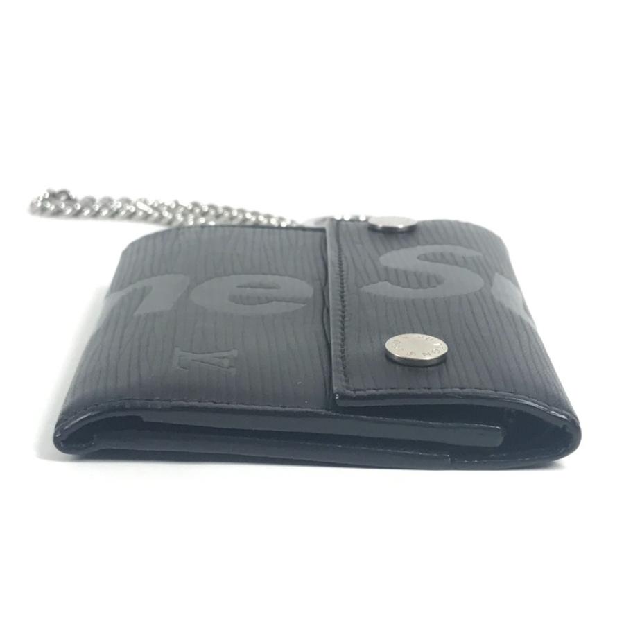 LOUIS VUITTON ルイヴィトン チェーンウォレット エピ シュプリーム supreme コラボ 3つ折り財布 ノワール ブラック メンズ【中古】 | LOUIS VUITTON | 02