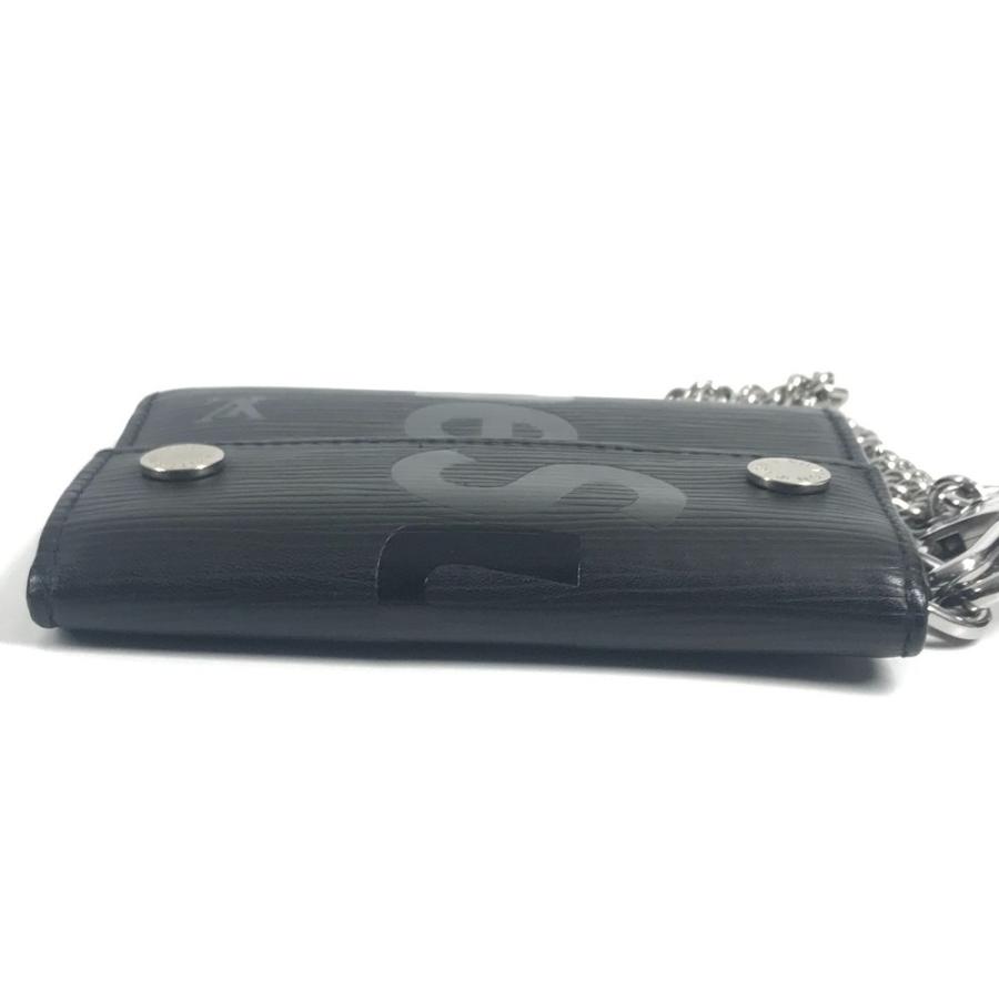 LOUIS VUITTON ルイヴィトン チェーンウォレット エピ シュプリーム supreme コラボ 3つ折り財布 ノワール ブラック メンズ【中古】 | LOUIS VUITTON | 05