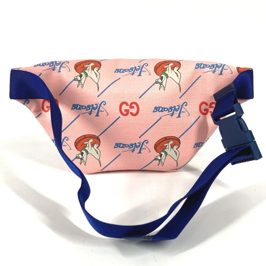 新品同様 GUCCI グッチ 502095 The Jetsons ロゴ クロス ショルダーバッグ ベルトバッグ ボディバッグ ピンク キッズ【中古】_1