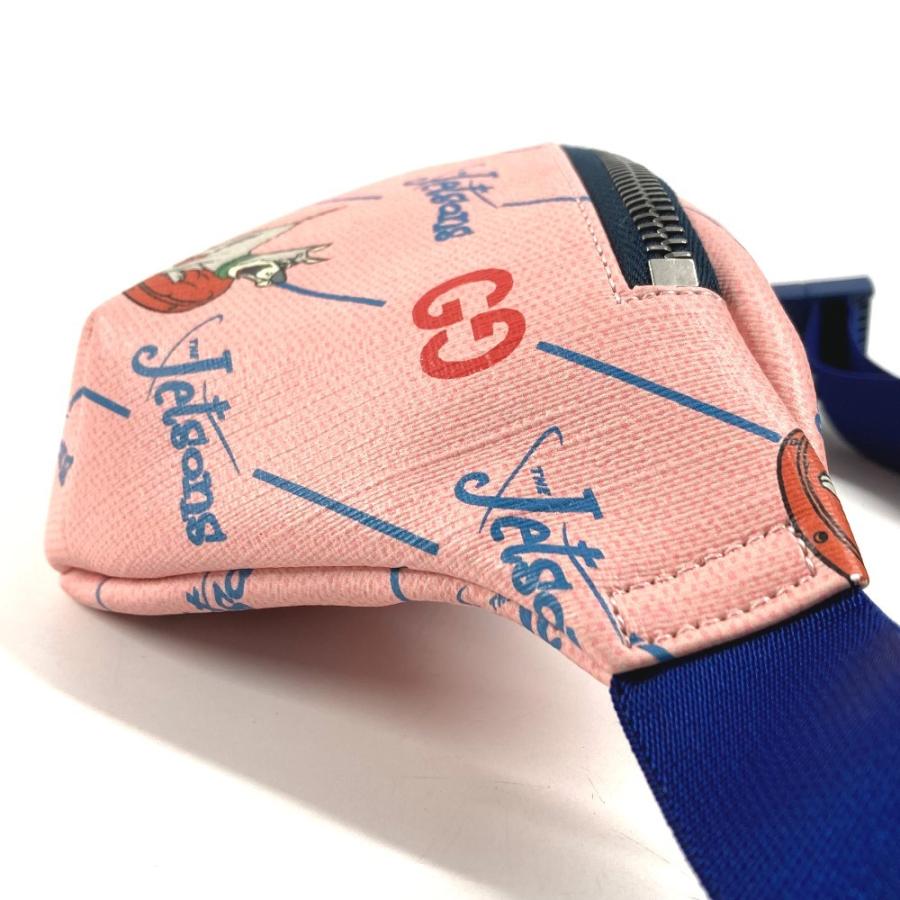 新品同様 GUCCI グッチ 502095 The Jetsons ロゴ クロス ショルダーバッグ ベルトバッグ ボディバッグ ピンク キッズ【中古】_3