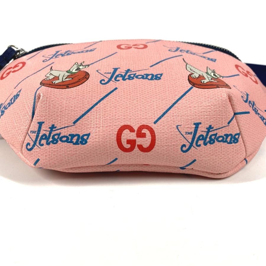 新品同様 GUCCI グッチ 502095 The Jetsons ロゴ クロス ショルダーバッグ ベルトバッグ ボディバッグ ピンク キッズ【中古】_4