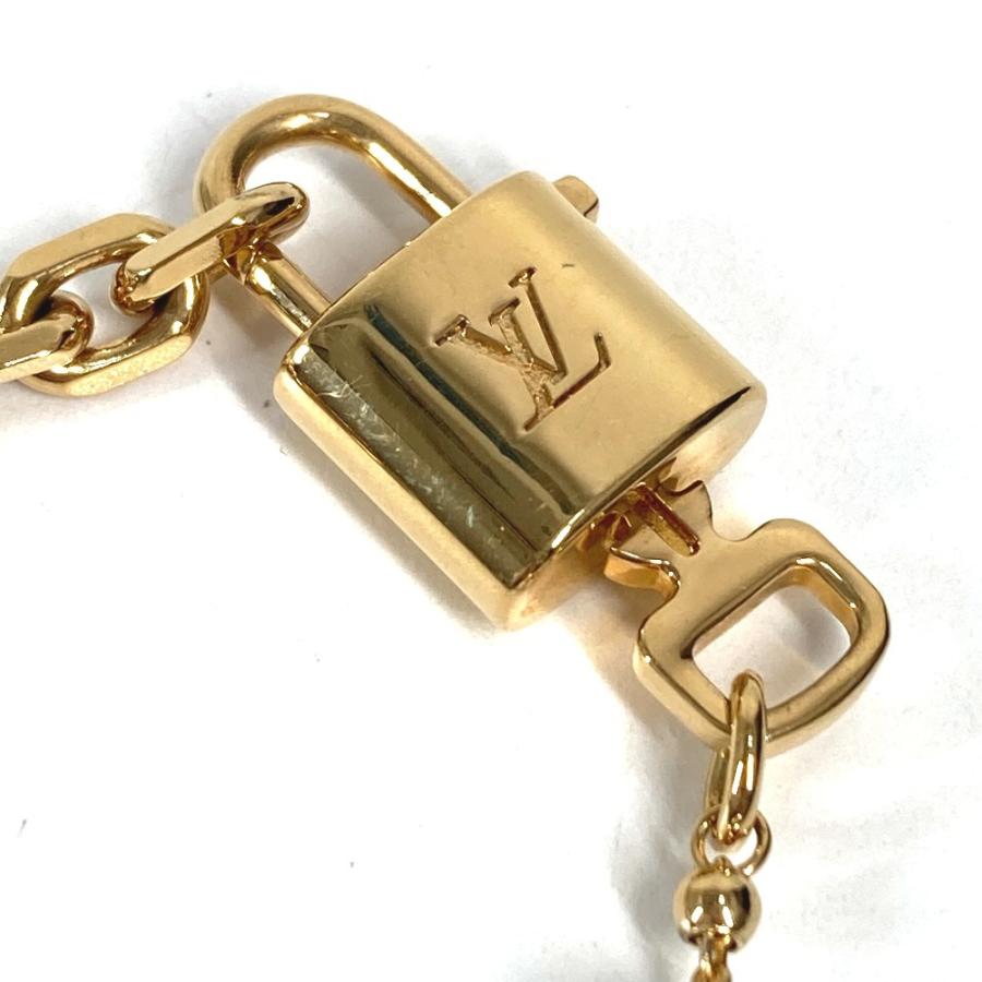 LOUIS VUITTON ルイヴィトン ネックレスパールロック 2WAY 2重ブレス ブレスレット チェーン LVロゴ ネックレス ホワイト M02977【中古】 | LOUIS VUITTON | 02