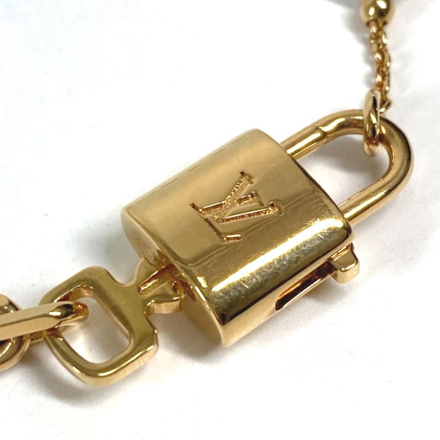 LOUIS VUITTON ルイヴィトン ネックレスパールロック 2WAY 2重ブレス ブレスレット チェーン LVロゴ ネックレス ホワイト M02977【中古】 | LOUIS VUITTON | 03