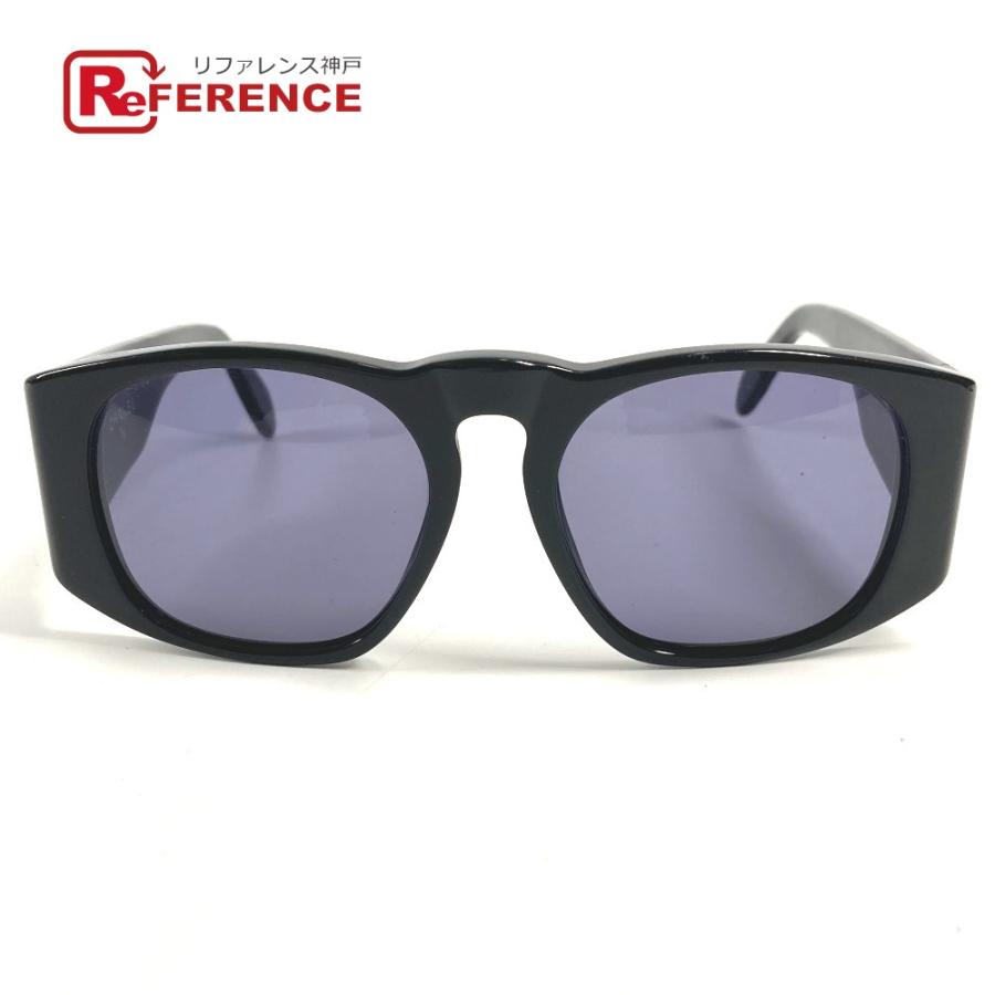 CHANEL シャネル CC ココマーク ロゴ マトラッセ キルティング めがね メガネ アイウェア 眼鏡 ヴィンテージ サングラス ブラック【中古】 | CHANEL