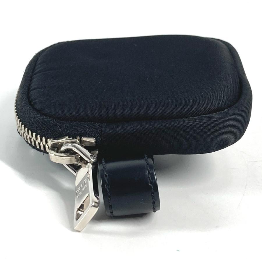 PRADA プラダ トライアングルロゴ 三角ロゴ プレート ベルト付き ミニ マルチポーチ ポーチ ブラック ユニセックス【中古】 | PRADA | 03
