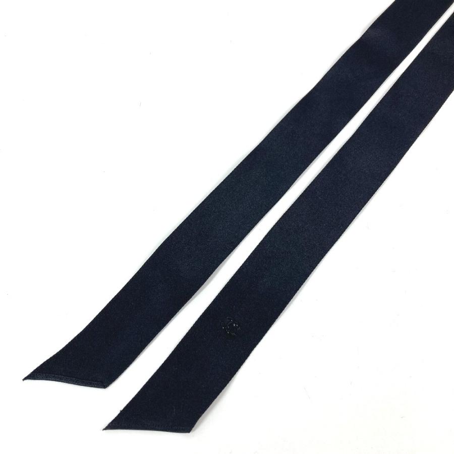 CHANEL シャネル CC ロゴ ココマーク ヘッドアクセサリー ヘアアクセサリー ヘッドバンド りぼん リボン 18C ヘアバンド ブラック 【中古】 | CHANEL | 05