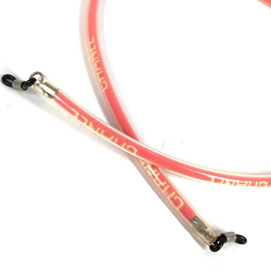 CHANEL シャネル グラスコード メガネストラップ  メガネ掛け アイウェア サングラス 眼鏡 00T ストラップ ピンク レディース【中古】 | CHANEL | 01