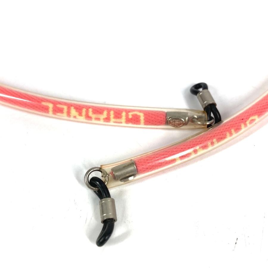 CHANEL シャネル グラスコード メガネストラップ  メガネ掛け アイウェア サングラス 眼鏡 00T ストラップ ピンク レディース【中古】 | CHANEL | 04