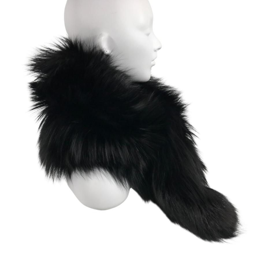 LOEWE ロエベ ファー ティペット アクセサリー マフラー ブラック系 ユニセックス【中古】 | LOEWE | 05