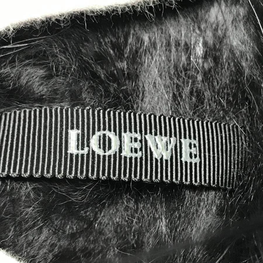 LOEWE ロエベ ファー ティペット アクセサリー マフラー ブラック系 ユニセックス【中古】 | LOEWE | 06