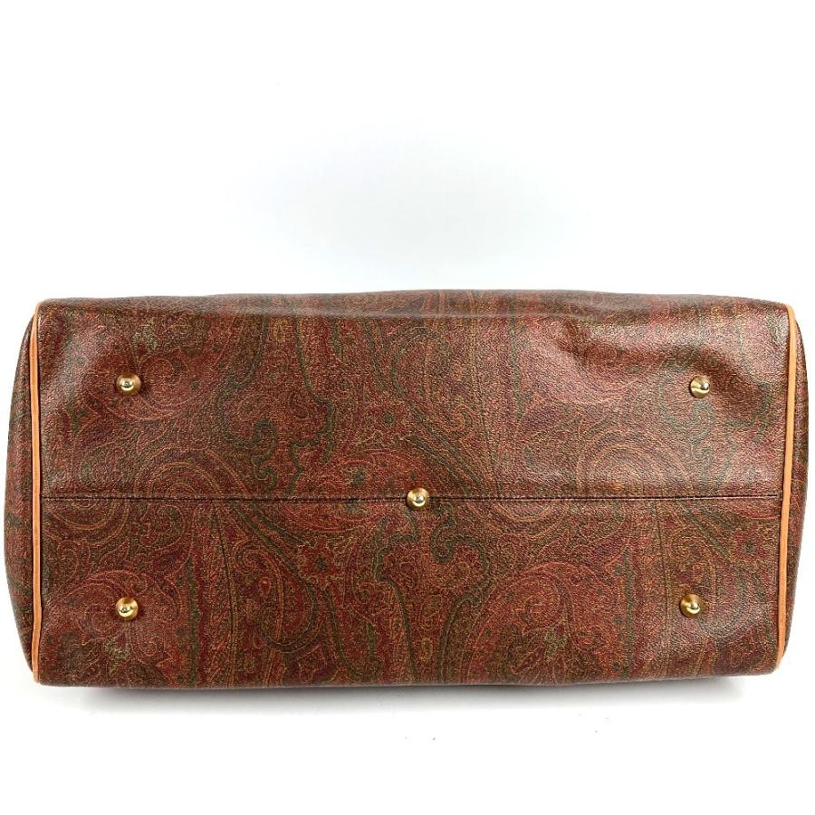 ETRO エトロ ロゴ ペイズリー柄 カバン トートバッグ ボストンバッグ フラップ ハンドバッグ ブラウン ユニセックス【中古】 | ETRO | 04