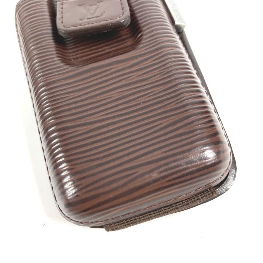 LOUIS VUITTON ルイヴィトン M6308D エテュイテレフォンインターナショナル 携帯ケース  エピ ポーチ モカ ブラウン ユニセックス【中古】 | LOUIS VUITTON | 02