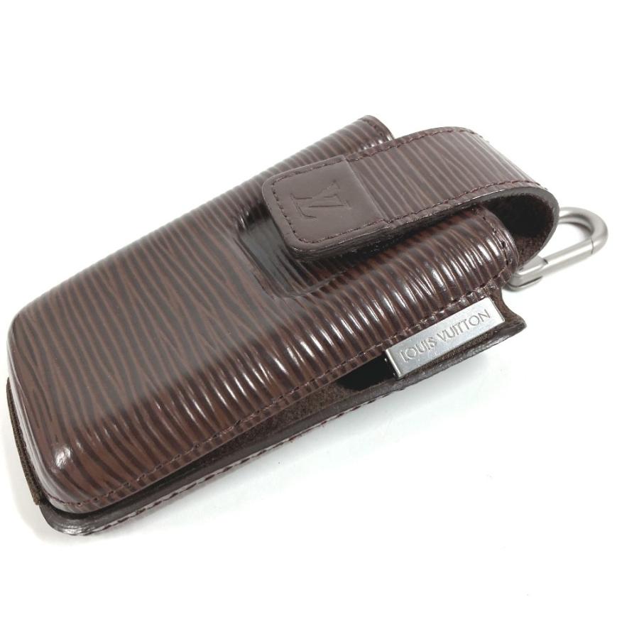 LOUIS VUITTON ルイヴィトン M6308D エテュイテレフォンインターナショナル 携帯ケース  エピ ポーチ モカ ブラウン ユニセックス【中古】 | LOUIS VUITTON | 03
