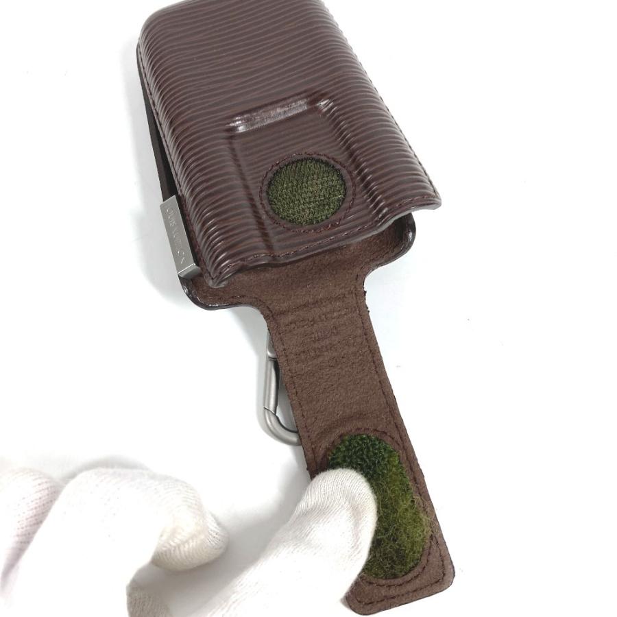 LOUIS VUITTON ルイヴィトン M6308D エテュイテレフォンインターナショナル 携帯ケース  エピ ポーチ モカ ブラウン ユニセックス【中古】 | LOUIS VUITTON | 07