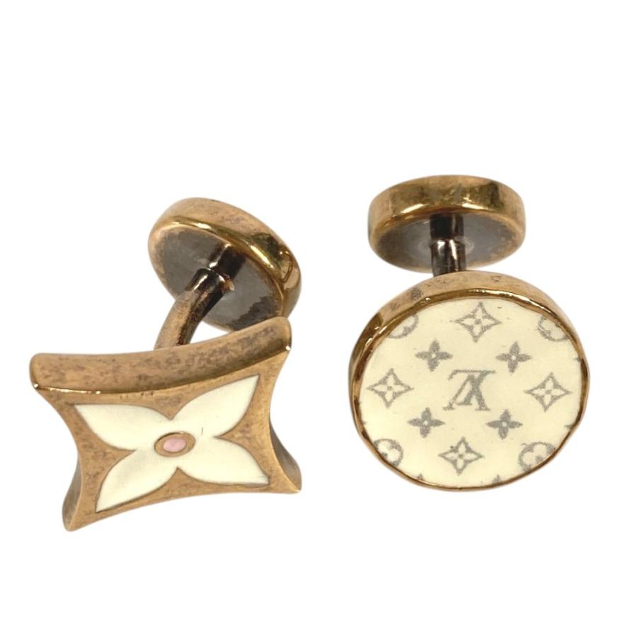 LOUIS VUITTON ルイヴィトン MP2354  ブトン ドゥ マンシェット モノグラム 2点のみ アクセサリー モノグラム カフス 【中古】 | LOUIS VUITTON | 01