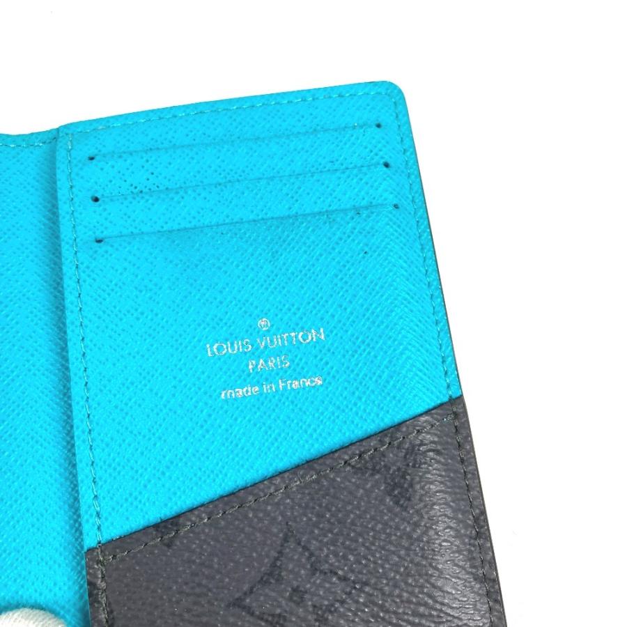 LOUIS VUITTON ルイヴィトン M11469 オーガナイザードゥポッシュ 名刺入れ モノグラムエクリプスリバース カードケース グレー 【中古】 | LOUIS VUITTON | 07