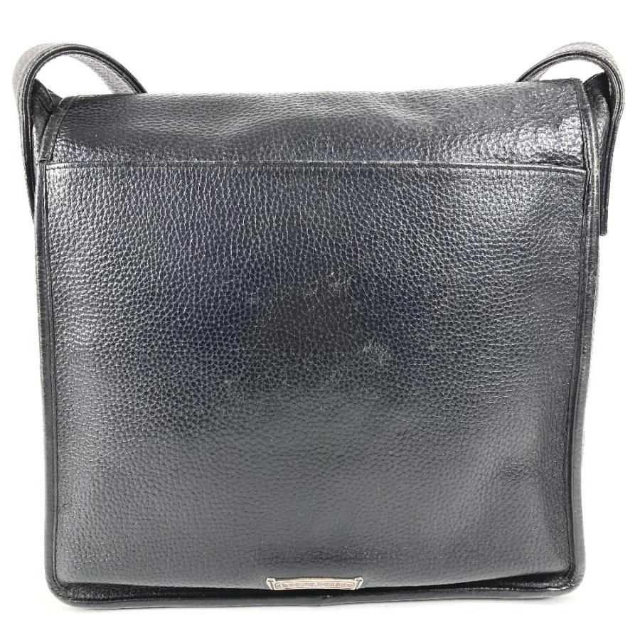 CHROME HEARTS クロムハーツ BSフレア メールバッグ カバン フラップ 斜め掛け ショルダーバッグ ブラック ユニセックス【中古】 |  | 01