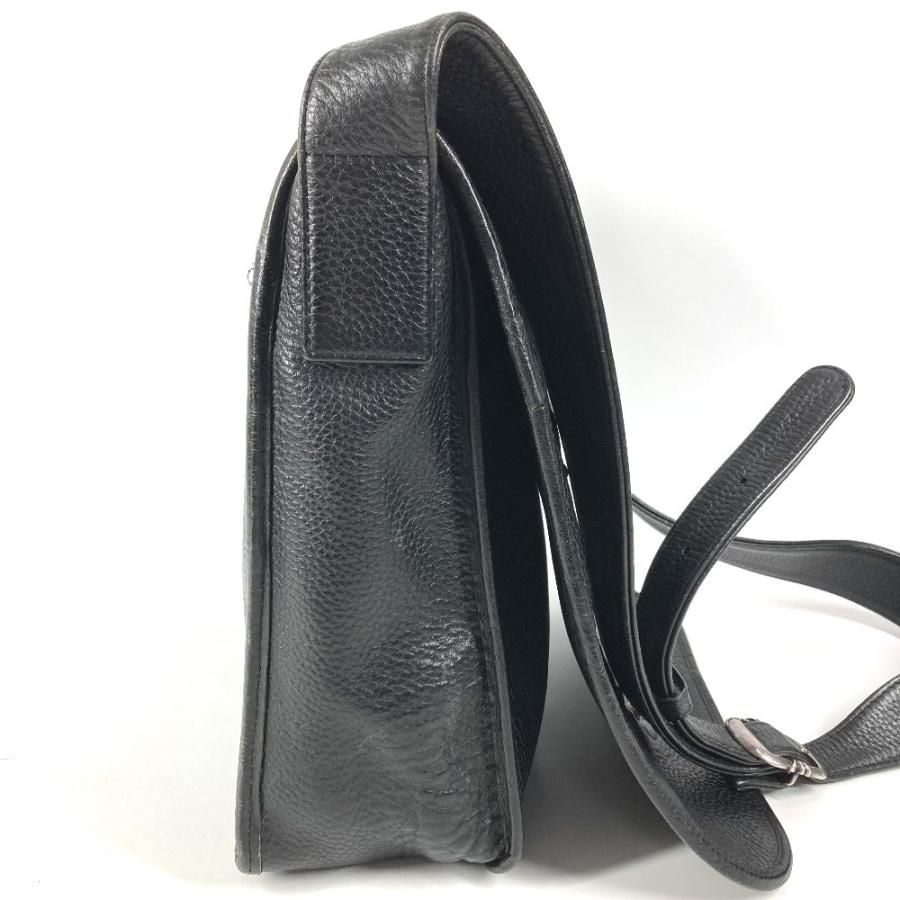 CHROME HEARTS クロムハーツ BSフレア メールバッグ カバン フラップ 斜め掛け ショルダーバッグ ブラック ユニセックス【中古】 |  | 03