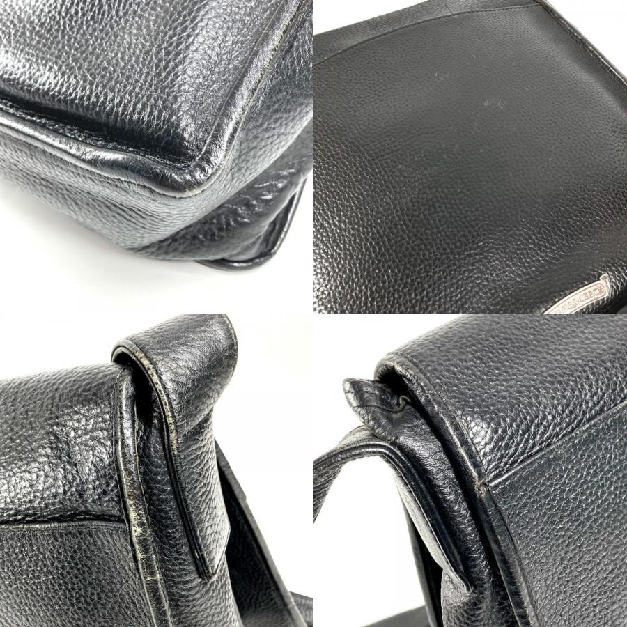 CHROME HEARTS クロムハーツ BSフレア メールバッグ カバン フラップ 斜め掛け ショルダーバッグ ブラック ユニセックス【中古】 |  | 07