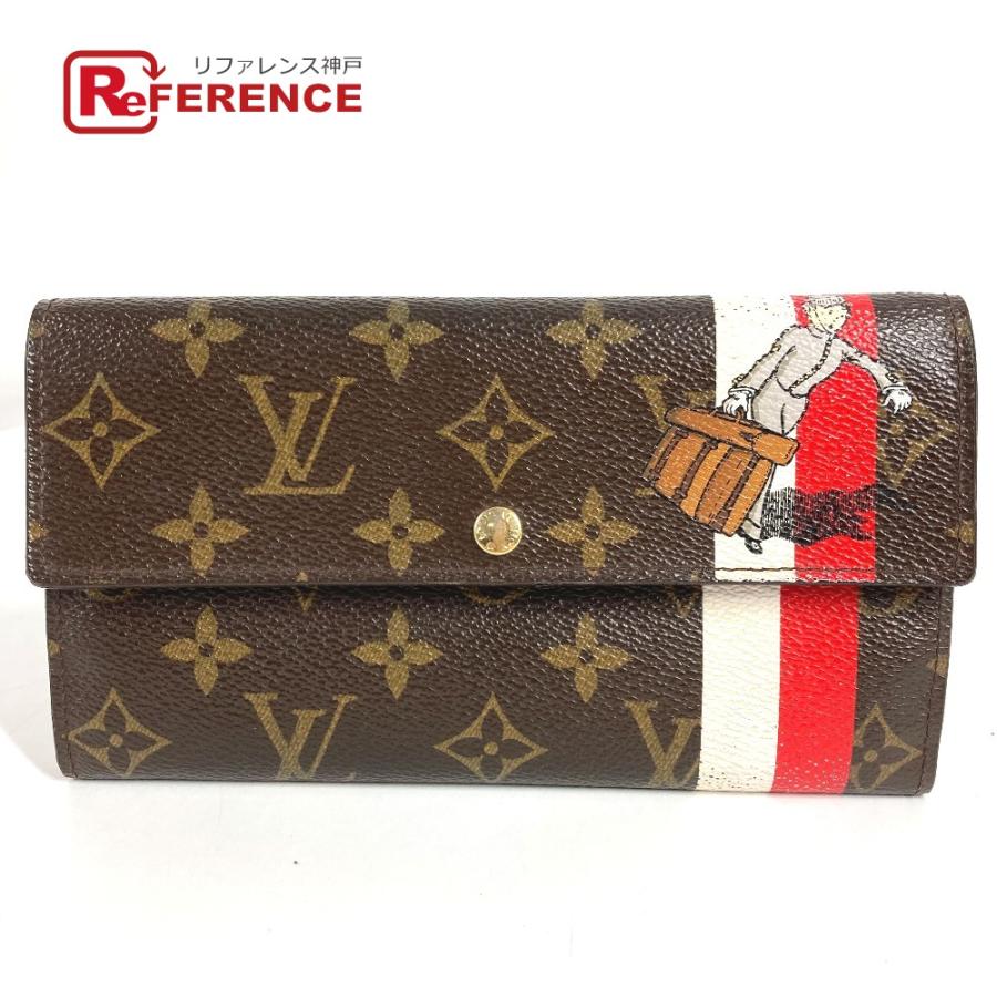 LOUIS VUITTON ルイヴィトン M60034 ポルトフォイユ サラ  ロングウォレット フラップ モノグラム・グルーム  長財布 【中古】 | LOUIS VUITTON