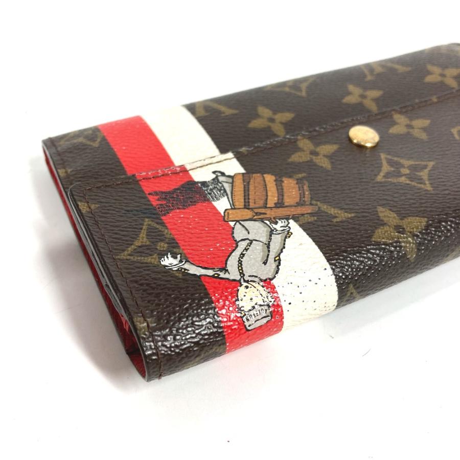 LOUIS VUITTON ルイヴィトン M60034 ポルトフォイユ サラ  ロングウォレット フラップ モノグラム・グルーム  長財布 【中古】 | LOUIS VUITTON | 02
