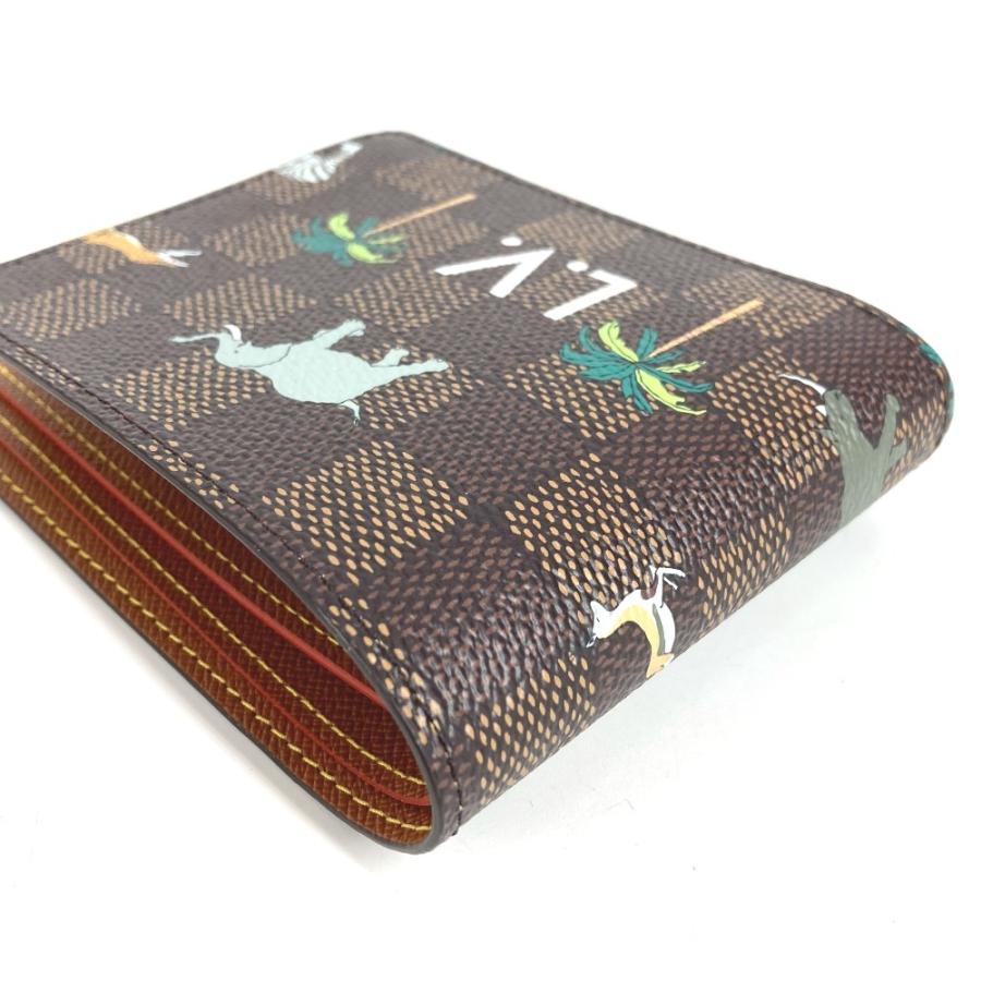 未使用 LOUIS VUITTON ルイヴィトン N40870 ポルトフォイユ・ミュルティプル ダミエ LV × ザ・ダージリン リミテッド 2つ折り財布【中古】 | LOUIS VUITTON | 05