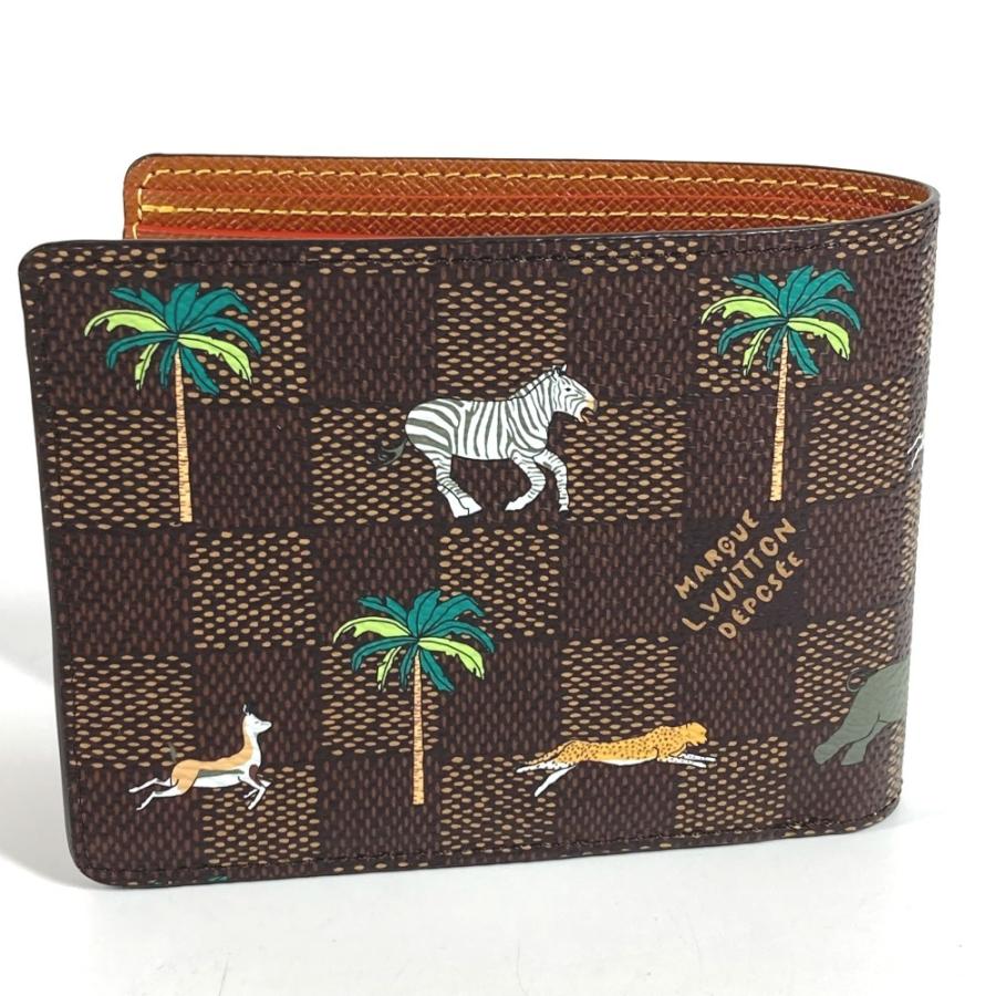 未使用 LOUIS VUITTON ルイヴィトン N40870 ポルトフォイユ・ミュルティプル ダミエ LV × ザ・ダージリン リミテッド 2つ折り財布【中古】 | LOUIS VUITTON | 07