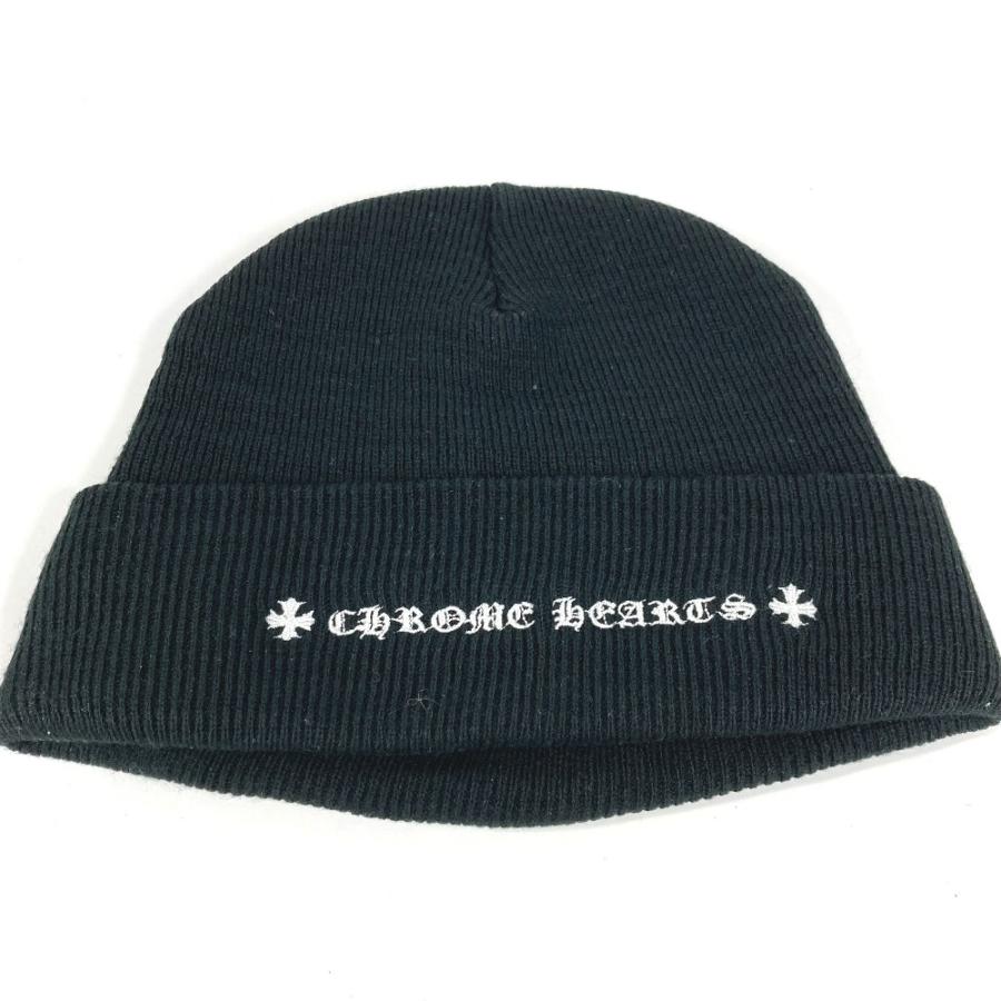CHROME HEARTS クロムハーツ マッティボーイ MATTY BOY ビーニー 帽子 ニット帽 ニットキャップ  ニット帽 ブラック ユニセックス【中古】 |  | 02