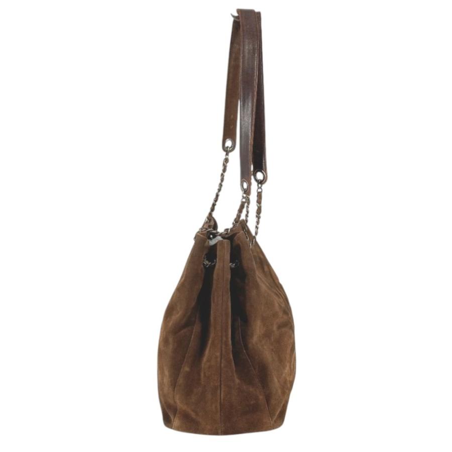 CHANEL シャネル CC ココマーク トリプルココ ココボール Wチェーン トートバッグ ヴィンテージ ショルダーバッグ ブラウン【中古】 | CHANEL | 02