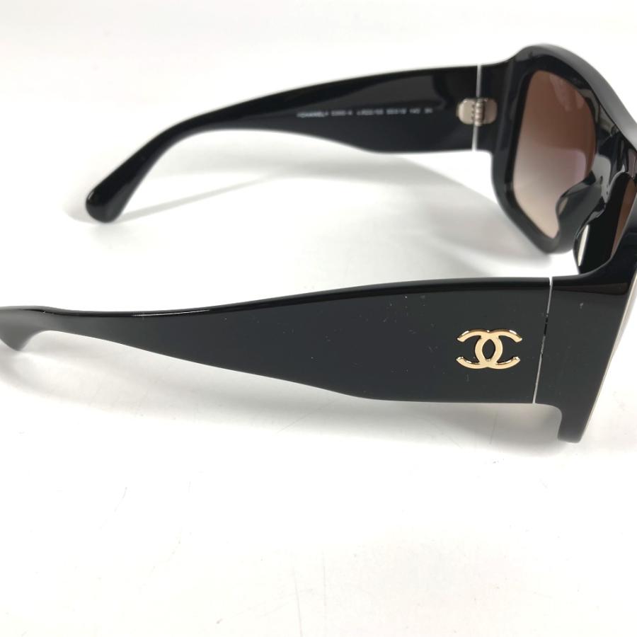 CHANEL シャネル 5395-A CC ココマーク ロゴ めがね メガネ アイウェア 眼鏡 ヴィンテージ サングラス ブラック ユニセックス【中古】 | CHANEL | 02