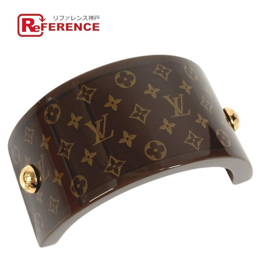 新品同様 LOUIS VUITTON ルイヴィトン M03551 ヘアカフMNG  ポニー ヘアゴム バレッタ ヘアアクセサリー モノグラム ヘアピン【中古】 | LOUIS VUITTON