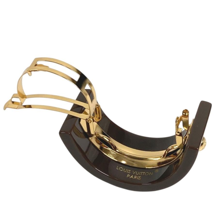 新品同様 LOUIS VUITTON ルイヴィトン M03551 ヘアカフMNG  ポニー ヘアゴム バレッタ ヘアアクセサリー モノグラム ヘアピン【中古】 | LOUIS VUITTON | 07