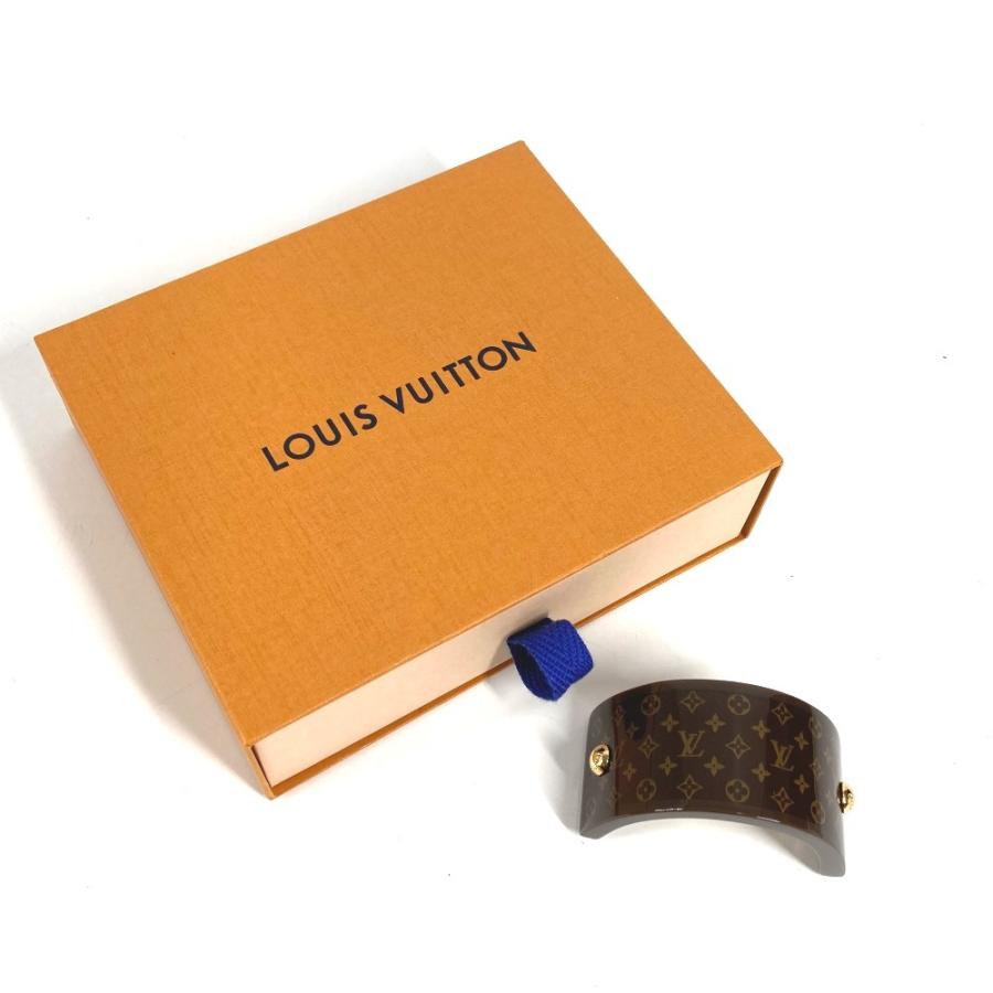 新品同様 LOUIS VUITTON ルイヴィトン M03551 ヘアカフMNG  ポニー ヘアゴム バレッタ ヘアアクセサリー モノグラム ヘアピン【中古】 | LOUIS VUITTON | 08