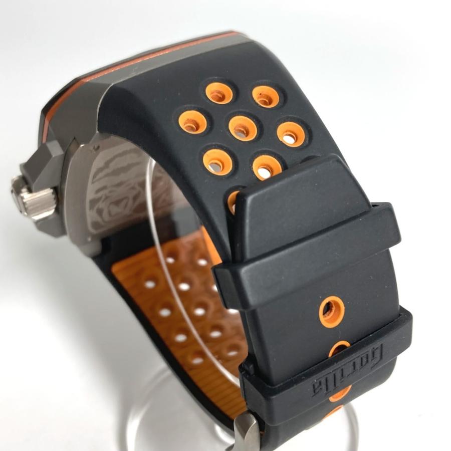 美品 Gorilla ゴリラ FBY9.0 FASTBACK HUGGER ORANGE (ファストバック ハガーオレンジ) メンズウォッチ 時計  腕時計 オレンジ【中古】 |  | 02