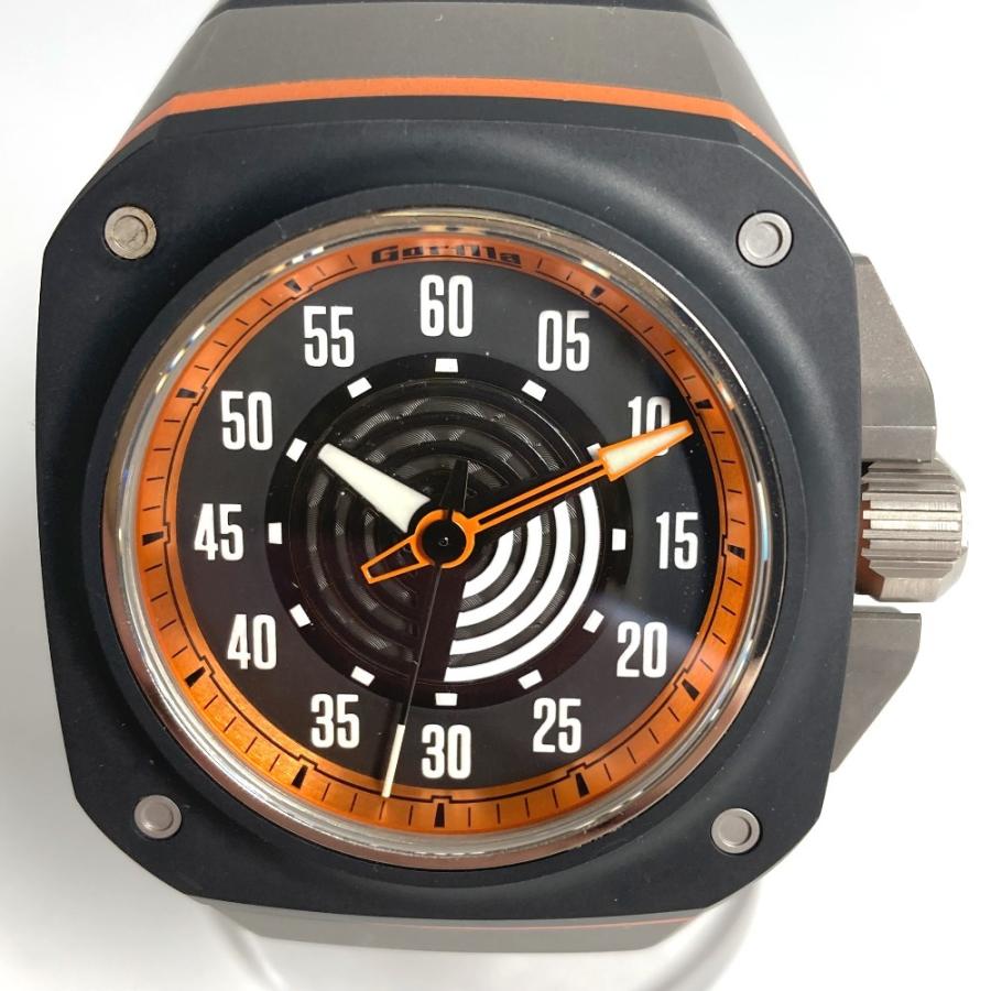 美品 Gorilla ゴリラ FBY9.0 FASTBACK HUGGER ORANGE (ファストバック ハガーオレンジ) メンズウォッチ 時計  腕時計 オレンジ【中古】 |  | 05